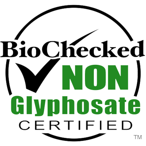Biochecked Non-Glyphosate Certified